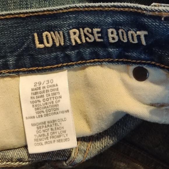 Low Rise Boot Jeans - Picture 5 of 5